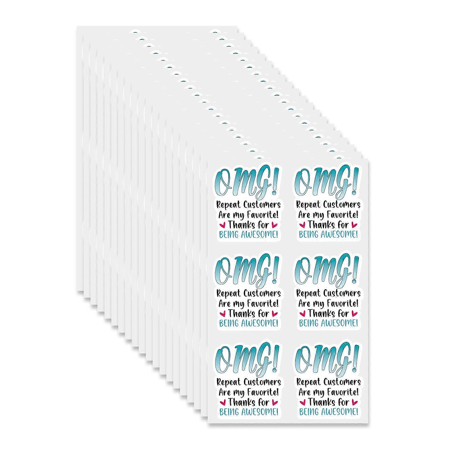 20Pcs Adhesive Sealing Label for Seal Envelope Invitations Card Mailing Thank You Sticker for Small Business Owner Multicolor