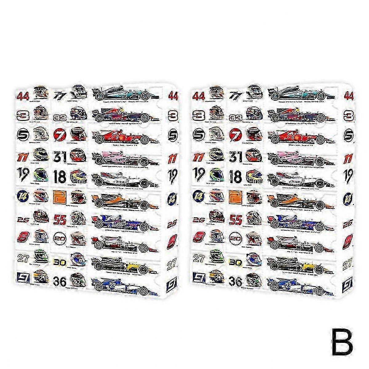 Formula 1 Advent Calendar for Racing Enthusiasts - 2025 Christmas Countdown with Miniature Vehicles