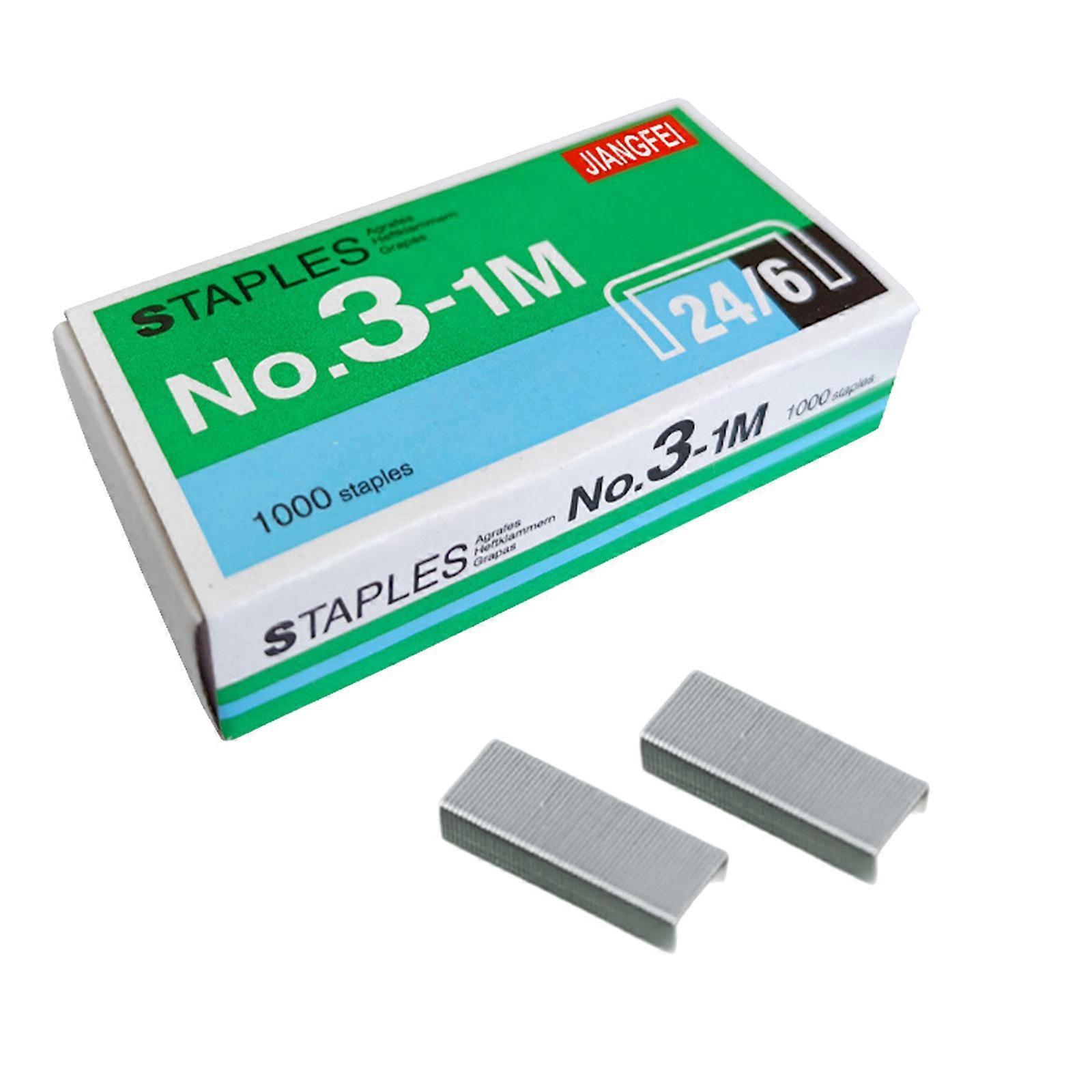 2000 Pcs Metal Staple 10# 12# Staple Easy to Use Small Desktop Staple for Paper Documents and Files  Staple needle No. 12