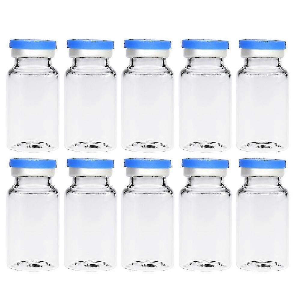 20PCS 10ml Clear Glass Vials for Cosmetic Science
