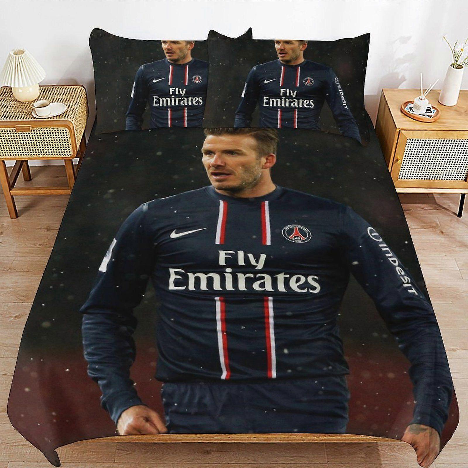 q70 David Beckham Simple Smooth Finish Practical Zipper Closure Soft Bedding Duvet Cover Sets Sleep Essentials b70