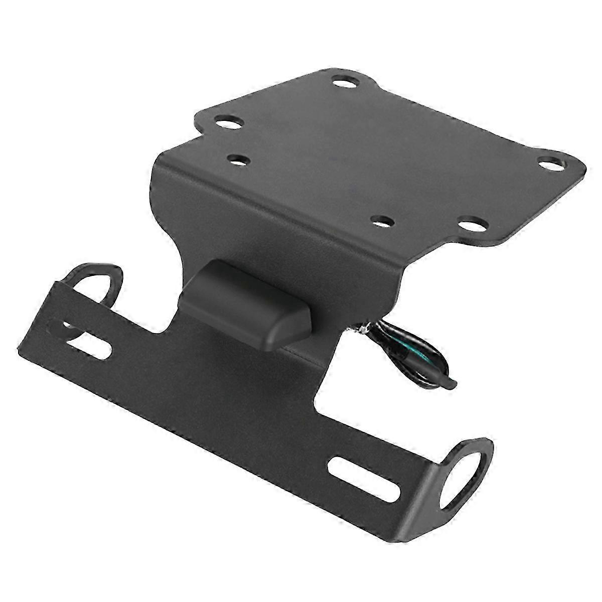 Support de plaque d’immatriculation de moto avec lumière pour route 700