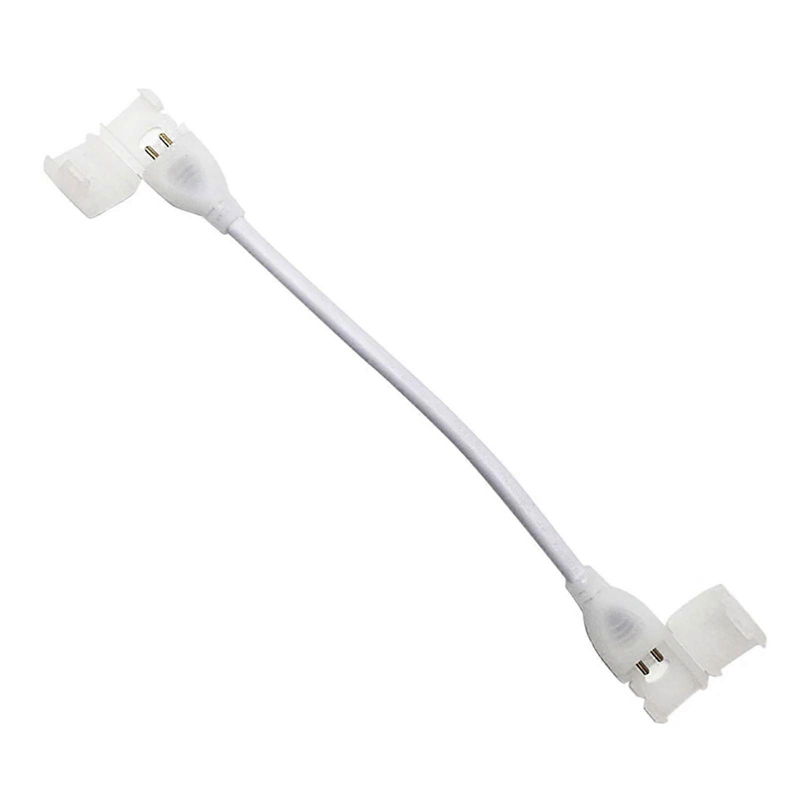 10mm Width Light Strips Connector Replacement 220V LED Strips Light Power Plug 2pin Led Strips Light Fix Clips Connector Multicolor