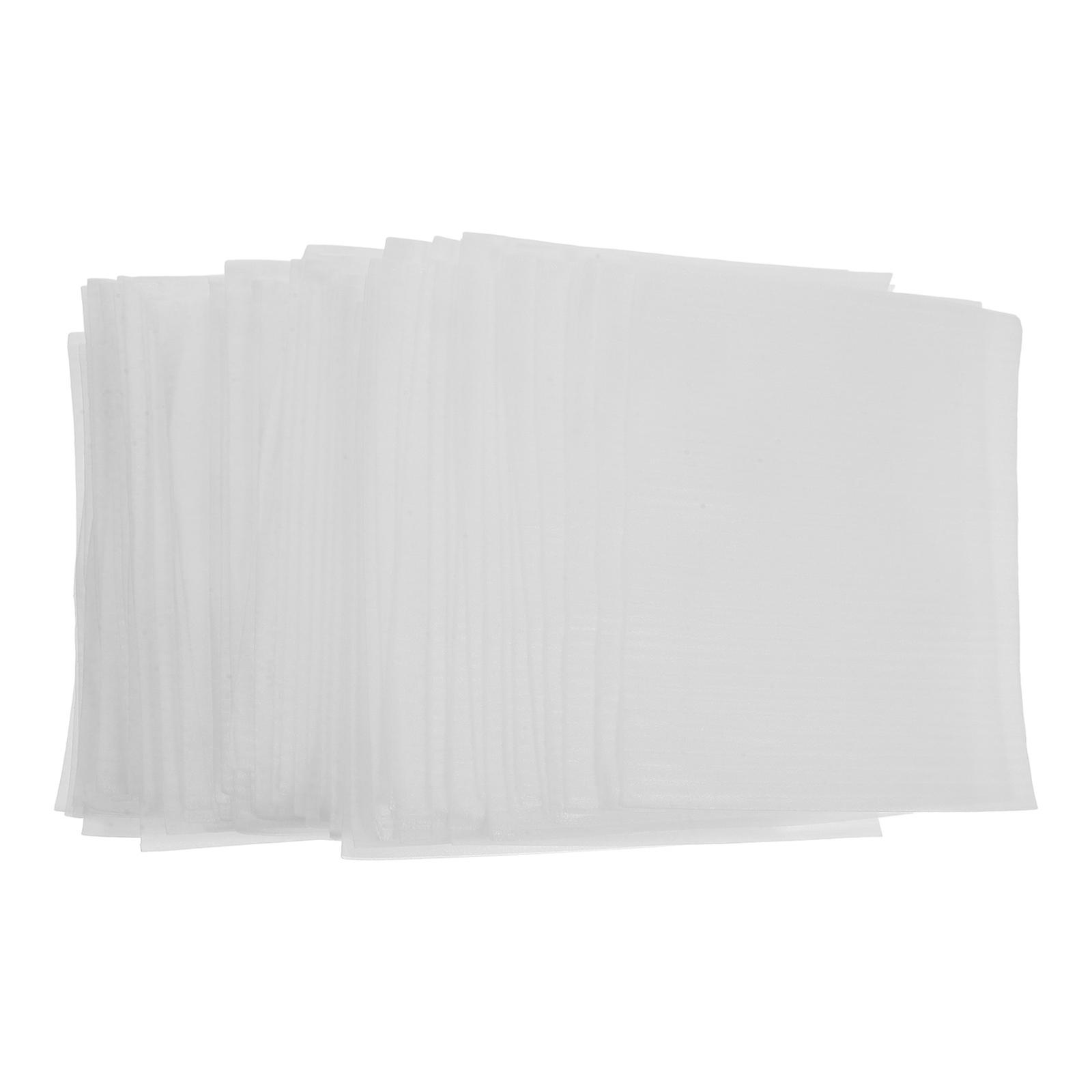 Protective Shockproof Packaging Bags for 100Pcs White Storage Pouches