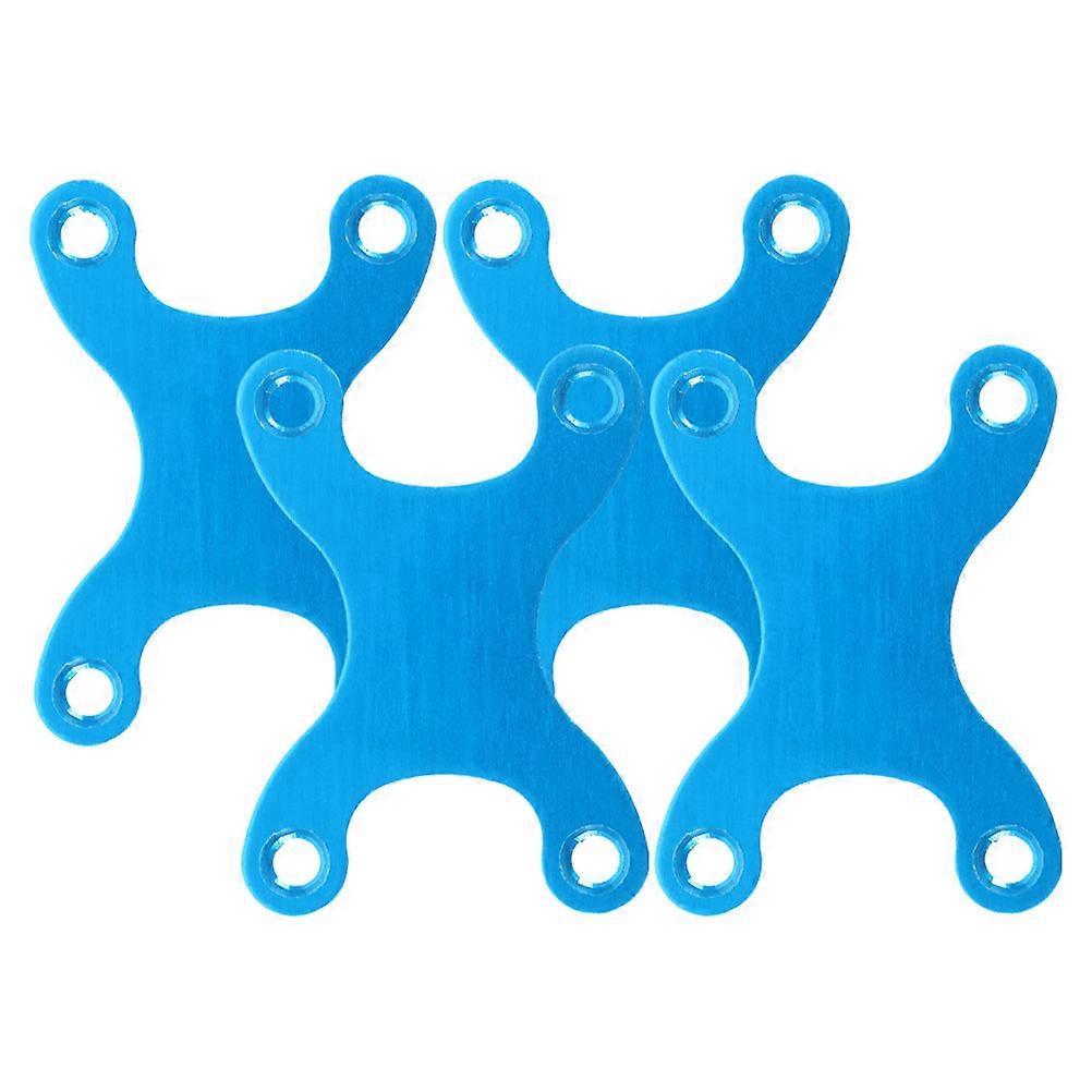 Aluminum Skateboard Bridge Gasket for Support 4Pcs Sturdy Fixing Accessory