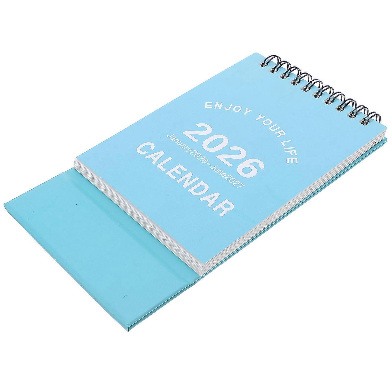 Standing Calendar 2026 Compact Design for Daily Use Month Planner Task Management 18 Months Coverage 2026 Mid 2027 1Set