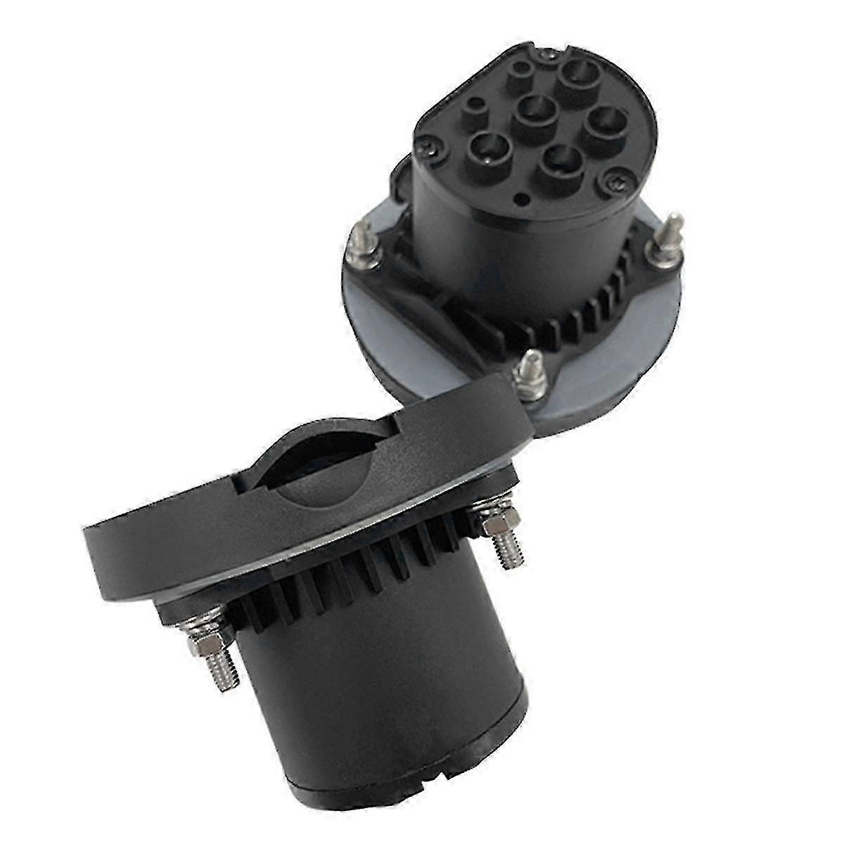 Type 2 EV charging socket, 4 point fixed outlet 32A 3 phase