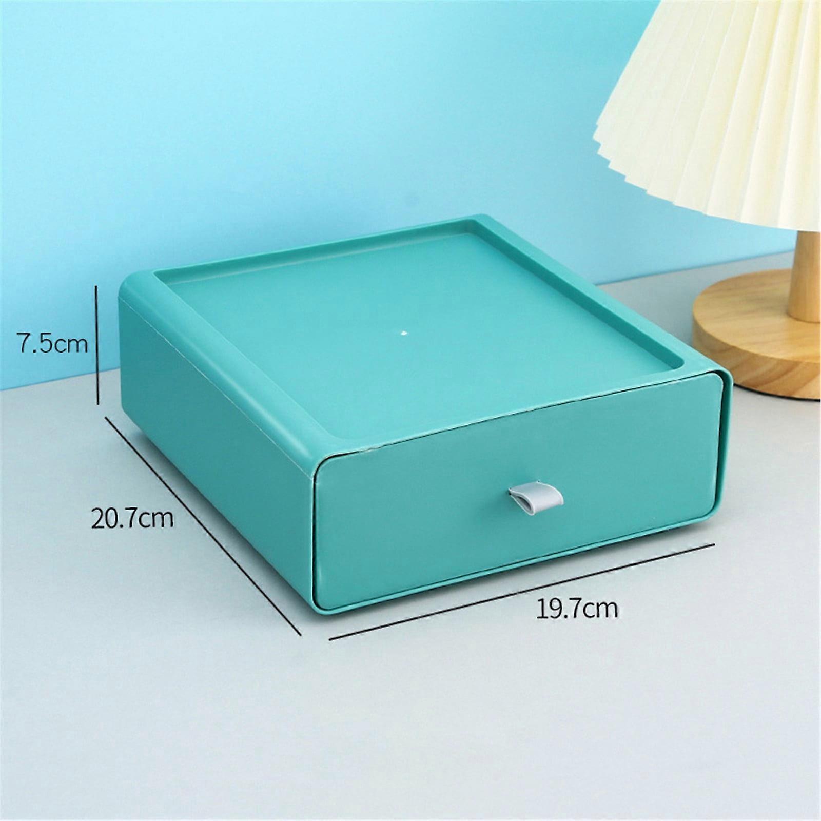 LOOPSUN Valentine's Day Savings Clearance 2024! Stackable Drawer Desktop Storage Box, compatible with student dormitory, office desk, stationery,