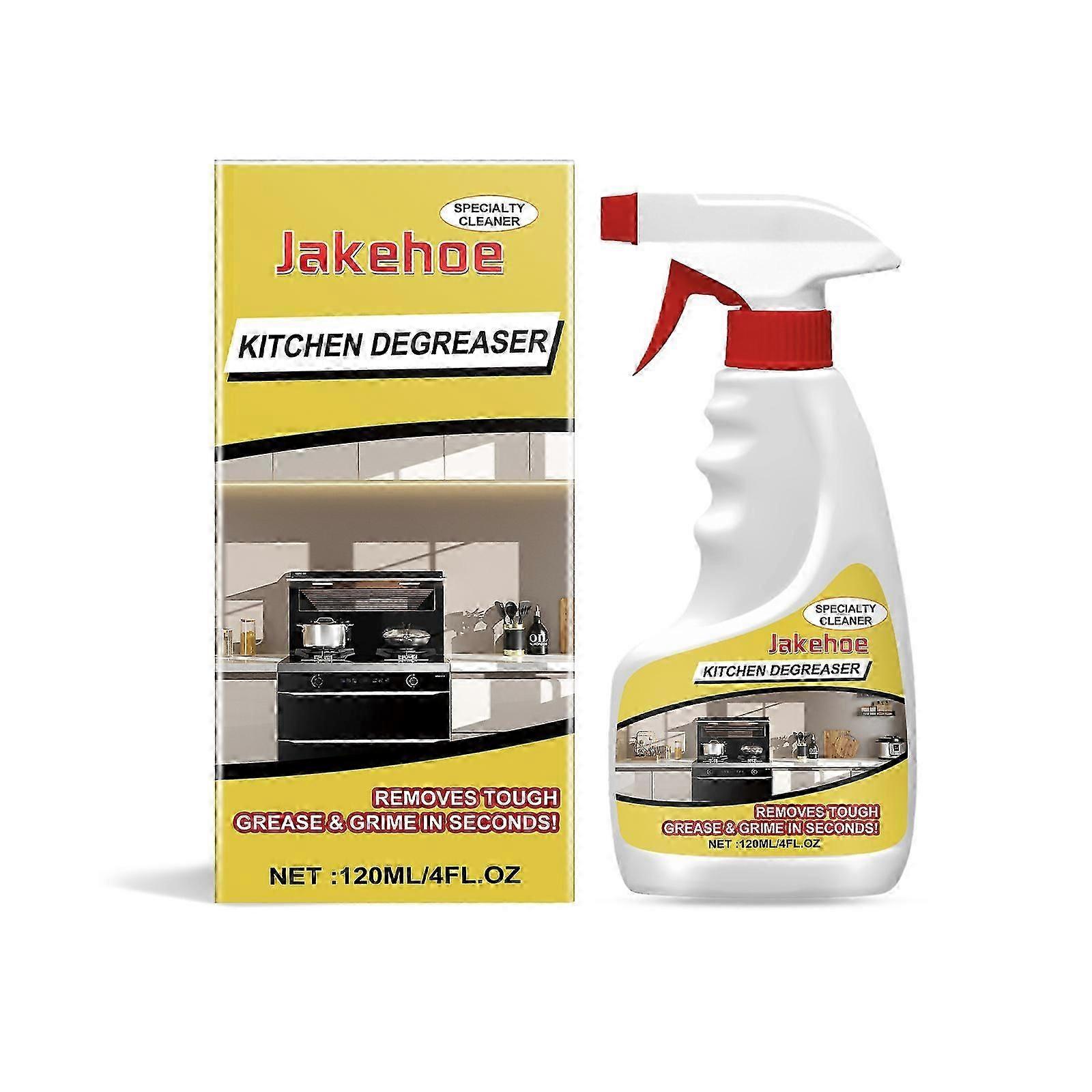 Kitchen Cleaner features a potent formula that effectively dissolves tough oil stains