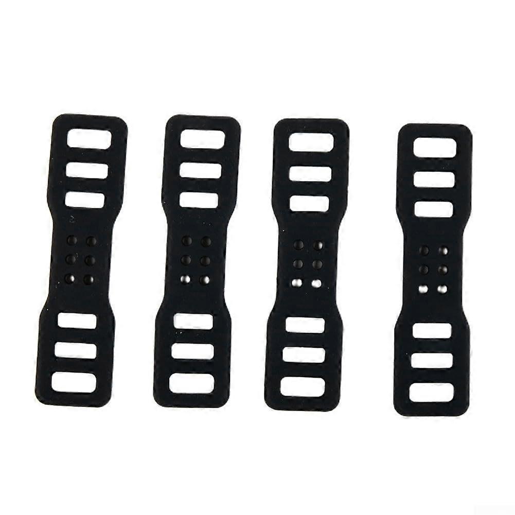 Bike Light Mount Strap Set, 4Pcs Durable Silicone for Secure Gear Attachment on Mountain and Road Bikes