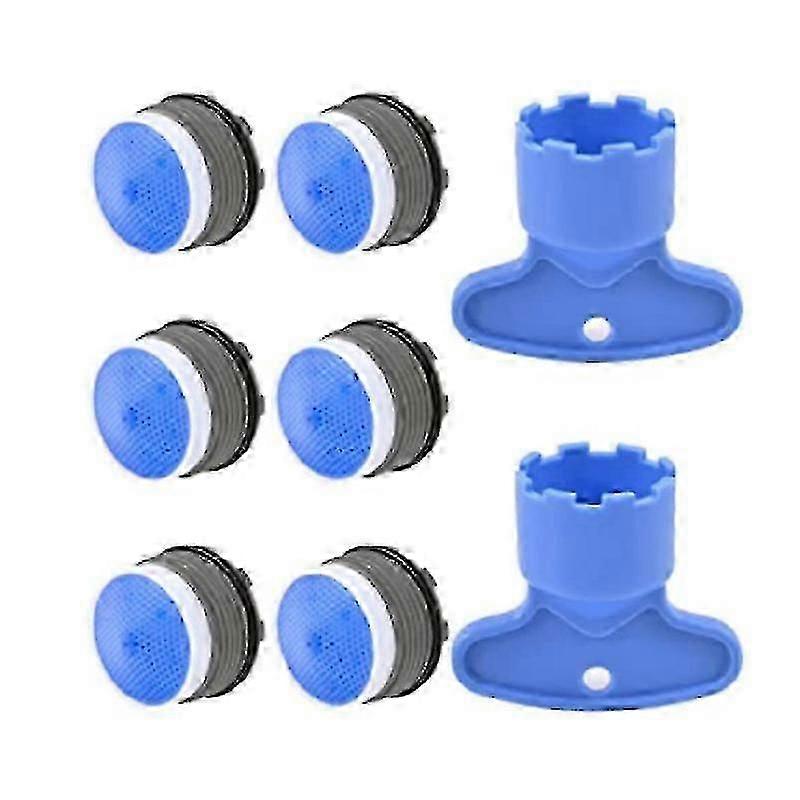 8 Pcs Aerators Faucet, Environmental Faucet Aerator With Removal Wrench Toolm