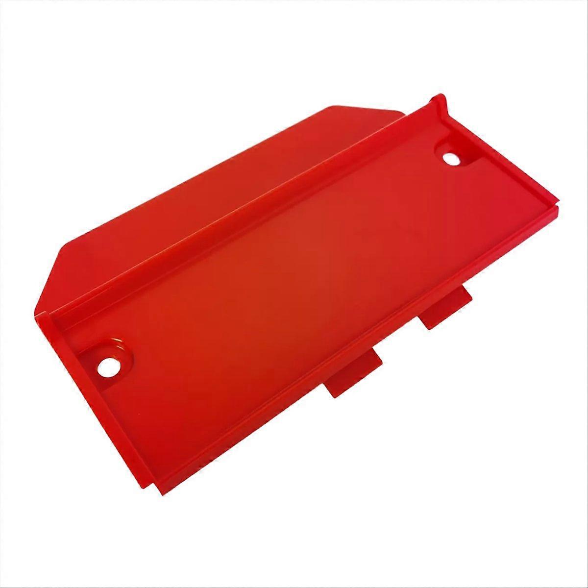 Motorcycle Battery Box Cover ABS Plastic Red Battery Box Shell Cpas