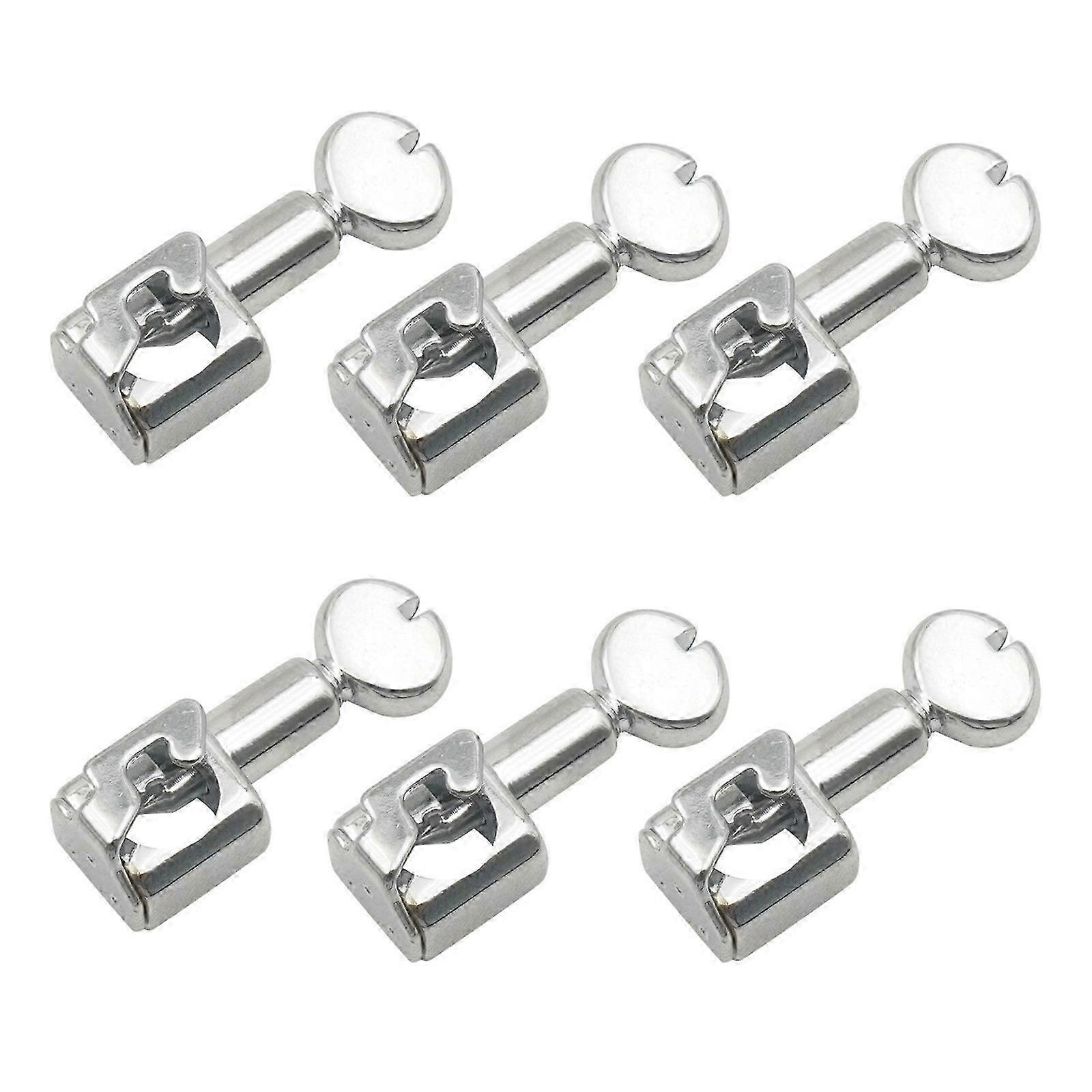 Sewing Machine Needle Clamp Set, 6Pcs Metal with Rotatable Screw