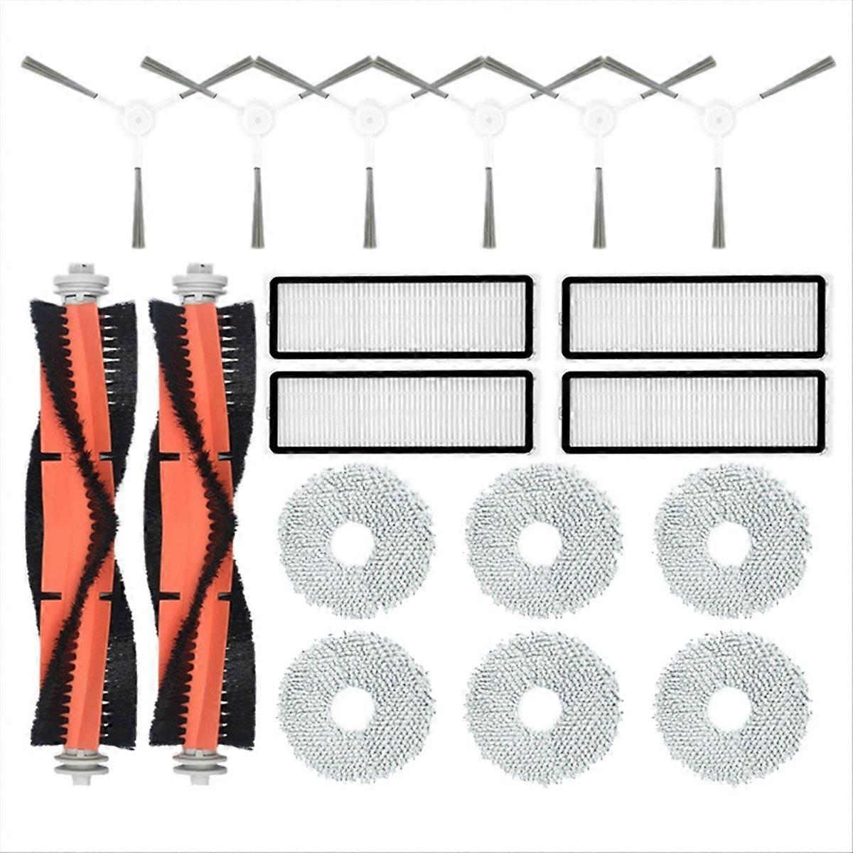 18PC for Robot Vacuum S10+/S10 Plus Main Side Brush Filter Mop