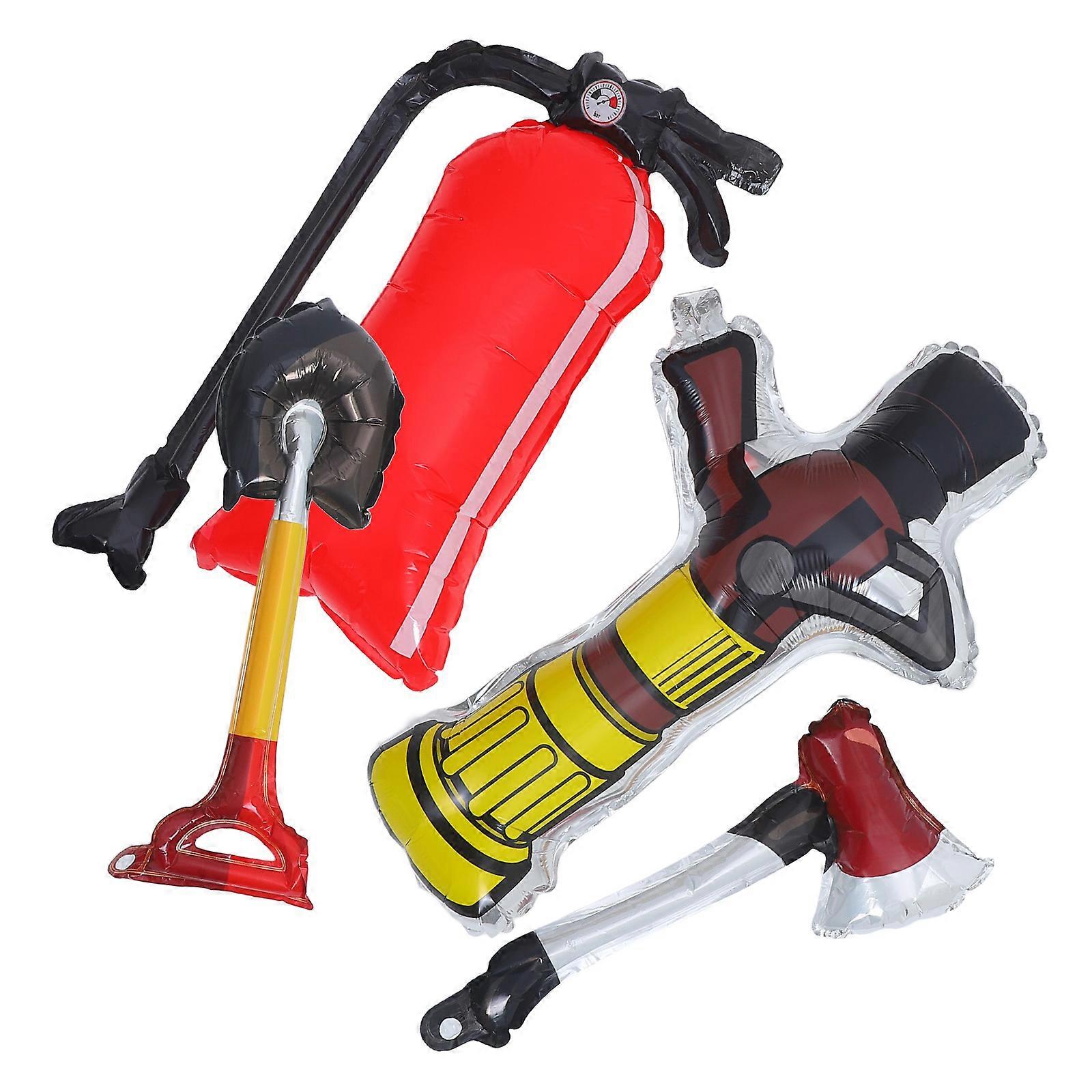 Fire Extinguisher Inflatable Balloon Props for Party Decoration 4Pcs