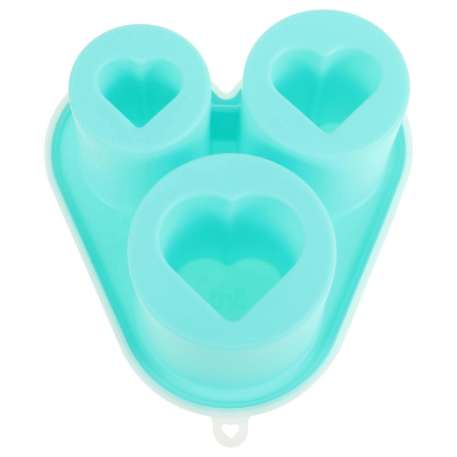 Cylinder Ice Maker Silicone Ice Cube Tray for Reusable 2Pcs