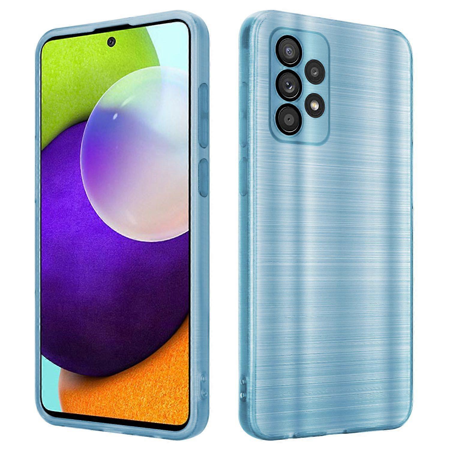 Samsung Galaxy A52 (4G / 5G) / A52s Protective Case - Brushed Design with Camera Protector