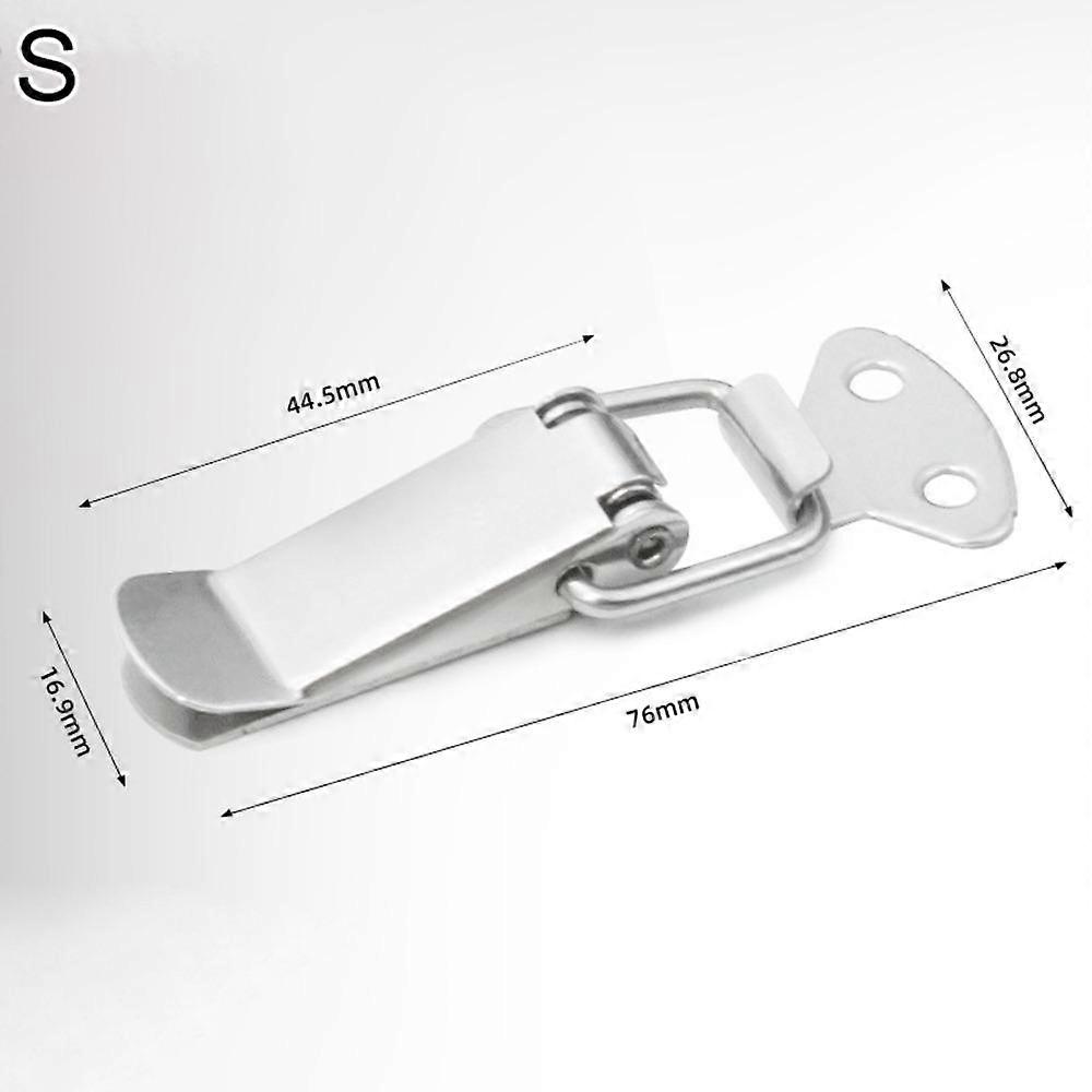 Durable Toggle Latch Silver Lock Snap Luggage Accessories Spring Loaded Latch  Case Chest Cabinet