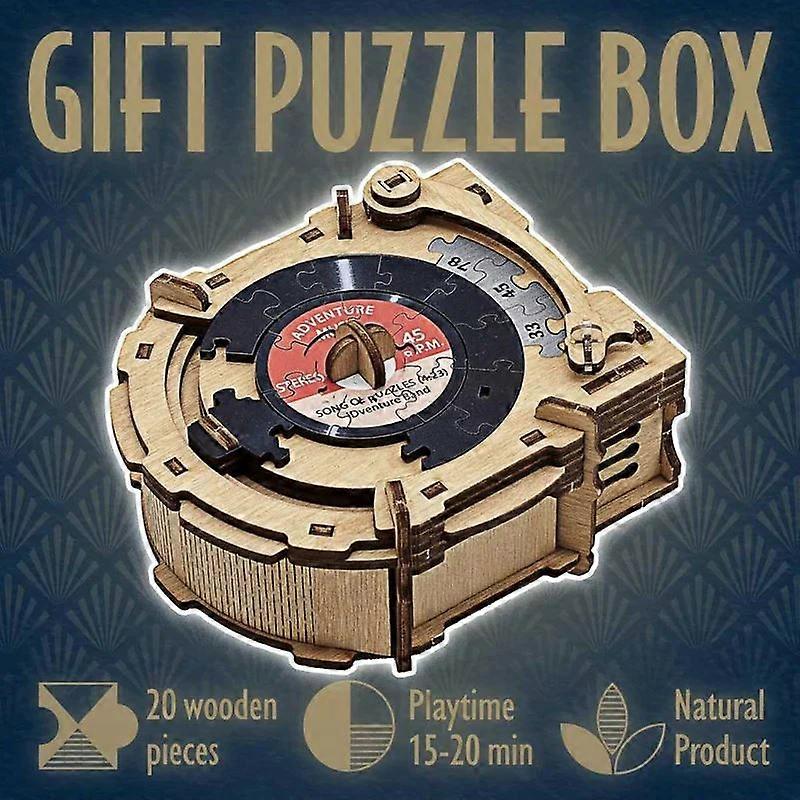Schallplattenspieler-Puzzlebox