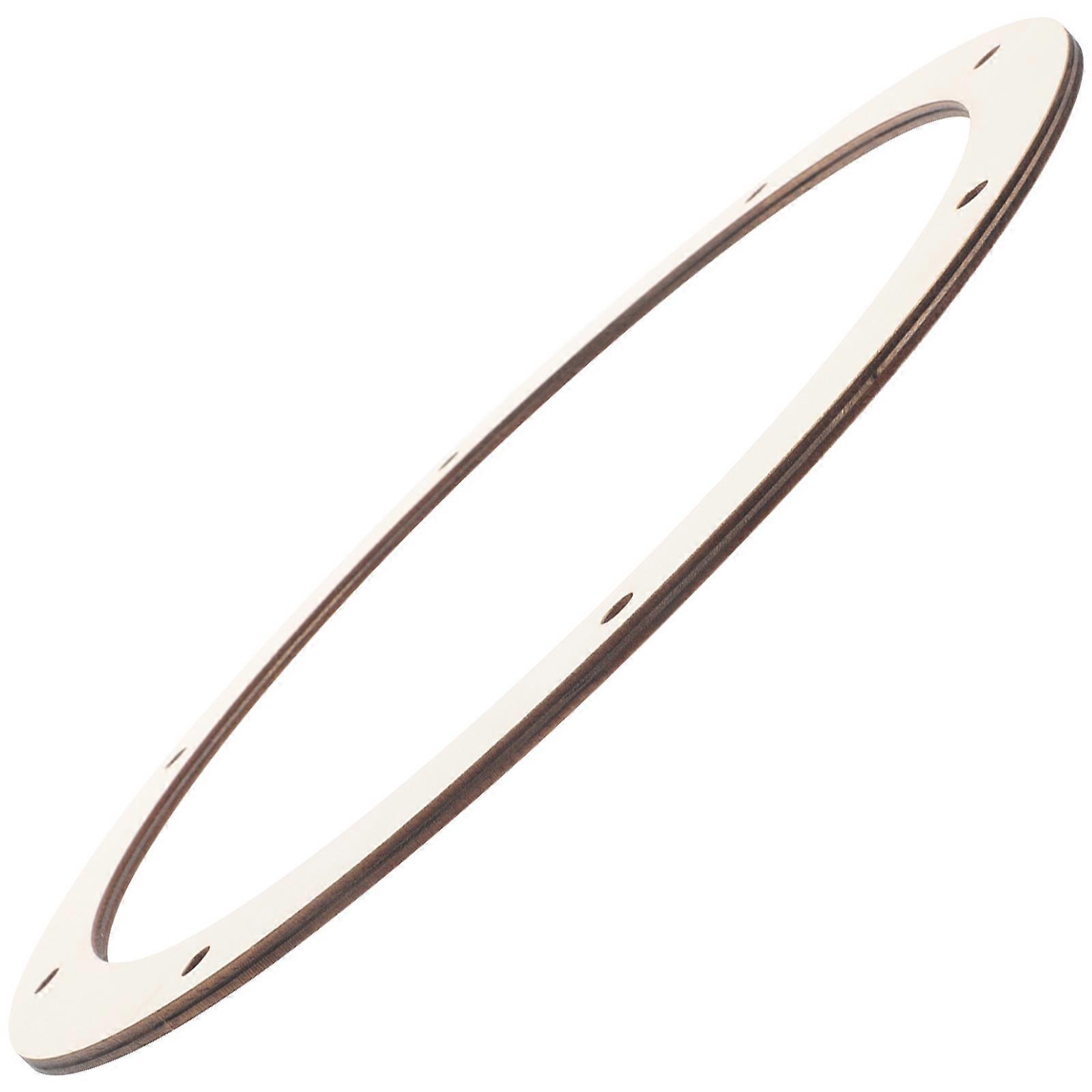 Wood Wreath Ring for DIY Craft Projects with Design 1 Piece