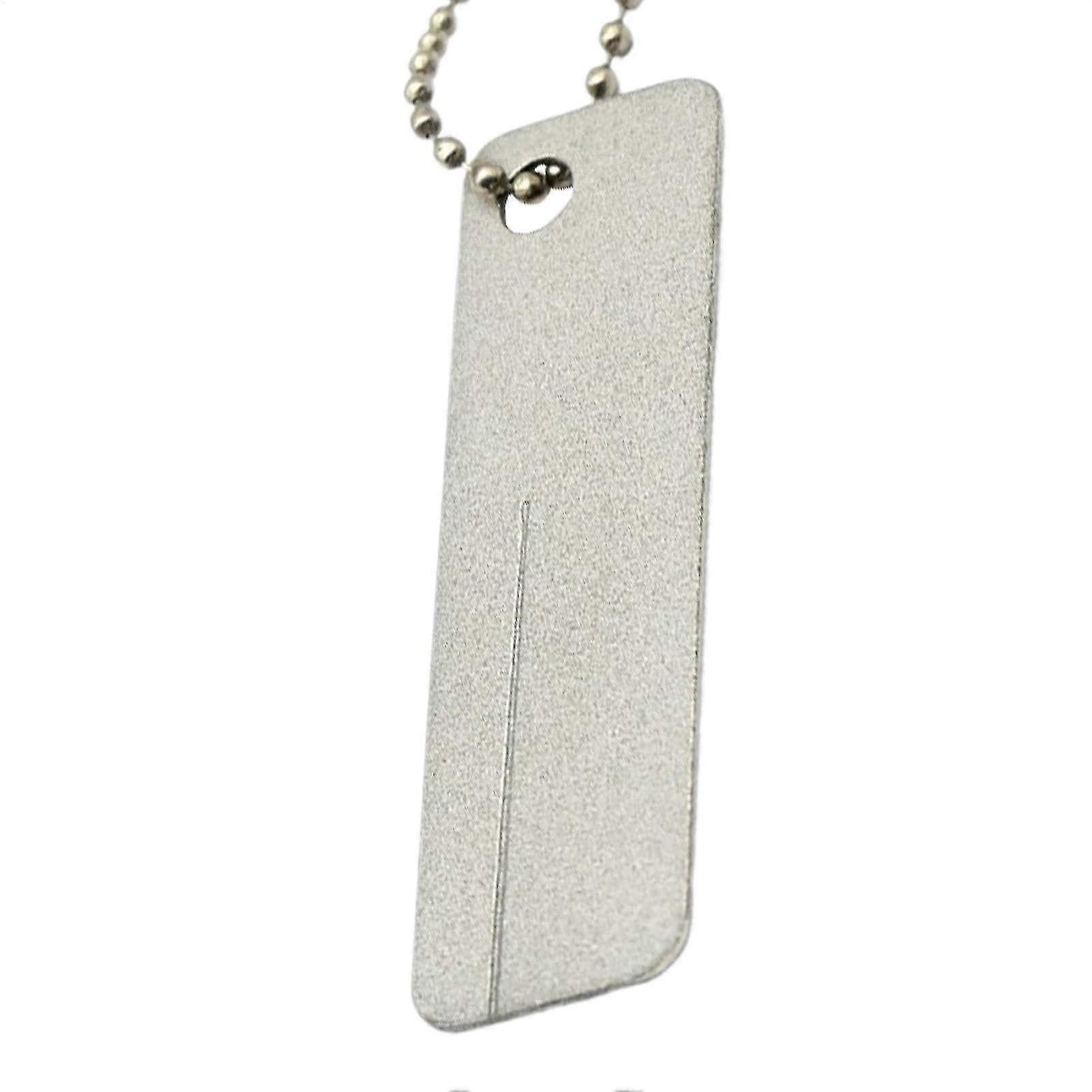 Hook File Sharpening Stone Small Portable Keychain Tool, Pocket Grinding Tool, Garden Sharpener for Scissors Machetes 25-26s