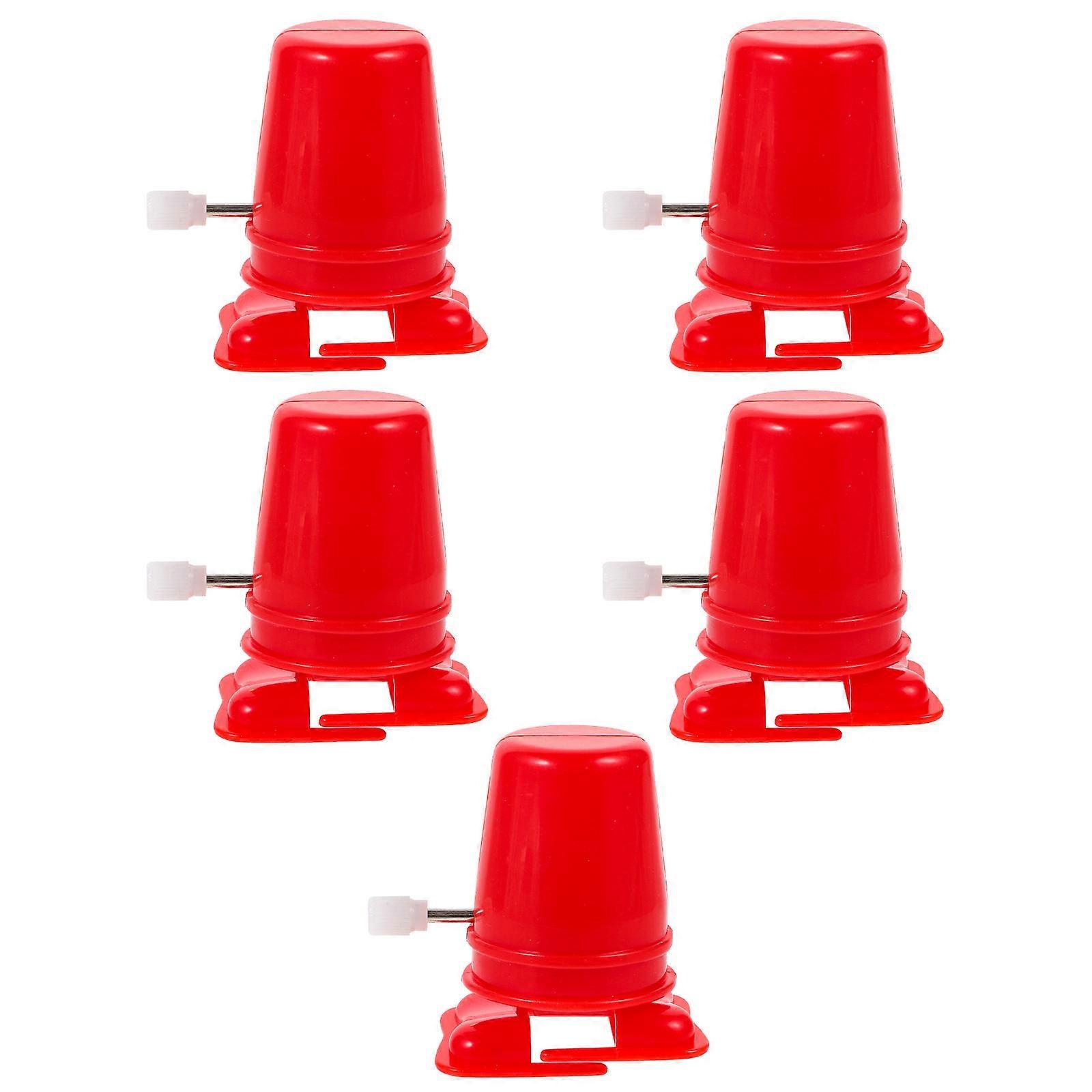 DIY Design Clockwork Toy Movement For Students Red Clay Works 5Pcs