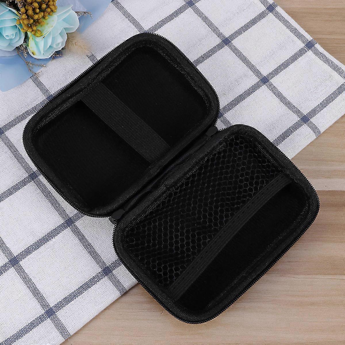 Travel Accessories Multifunctional Data Cable Storage Box Rectangular Zipper .5 X 4.5 X 13Cm 1Pcs