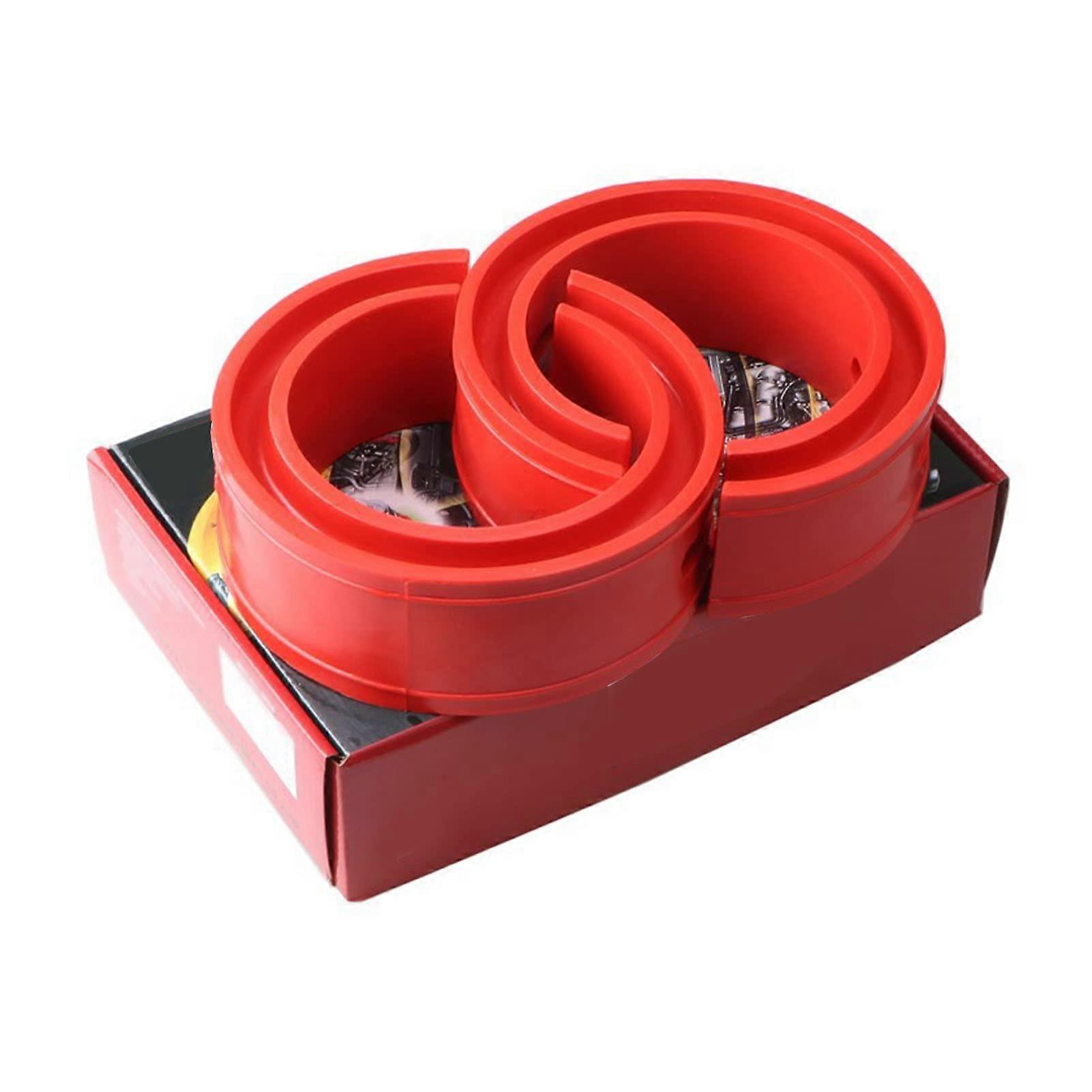 2Pcs Car Suspension Buffer Coil Spring Cushion Kit for Enhanced Stability and Smooth Ride Comfort