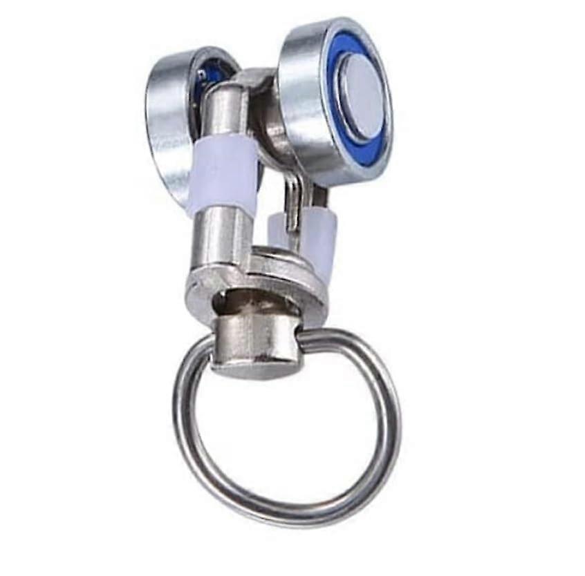 Curtain Track System with Rollers for Drapes and Shower Curtains, Smooth Glide, Easy Install, 20pcs