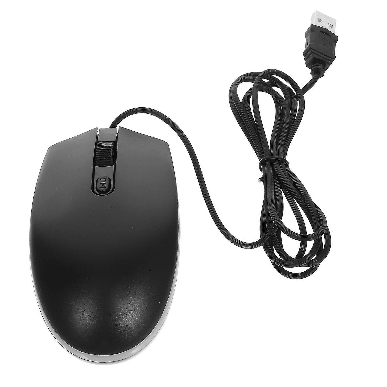 Luminous Mouse Wired Gaming Mouse for Computer 3Pcs Desktop USB Plug