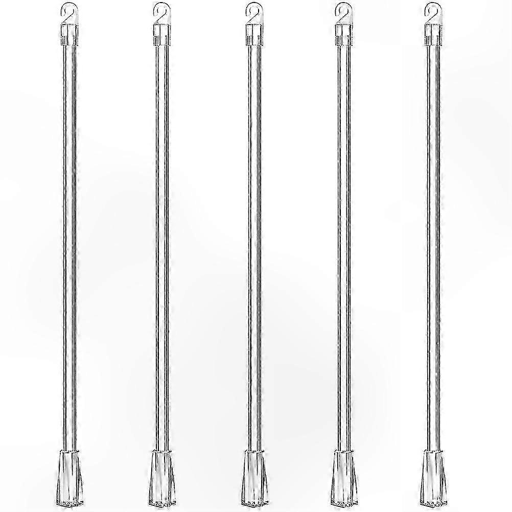 5pcs Vertical Blind Replacement Wands with Tail Hooks for Slats