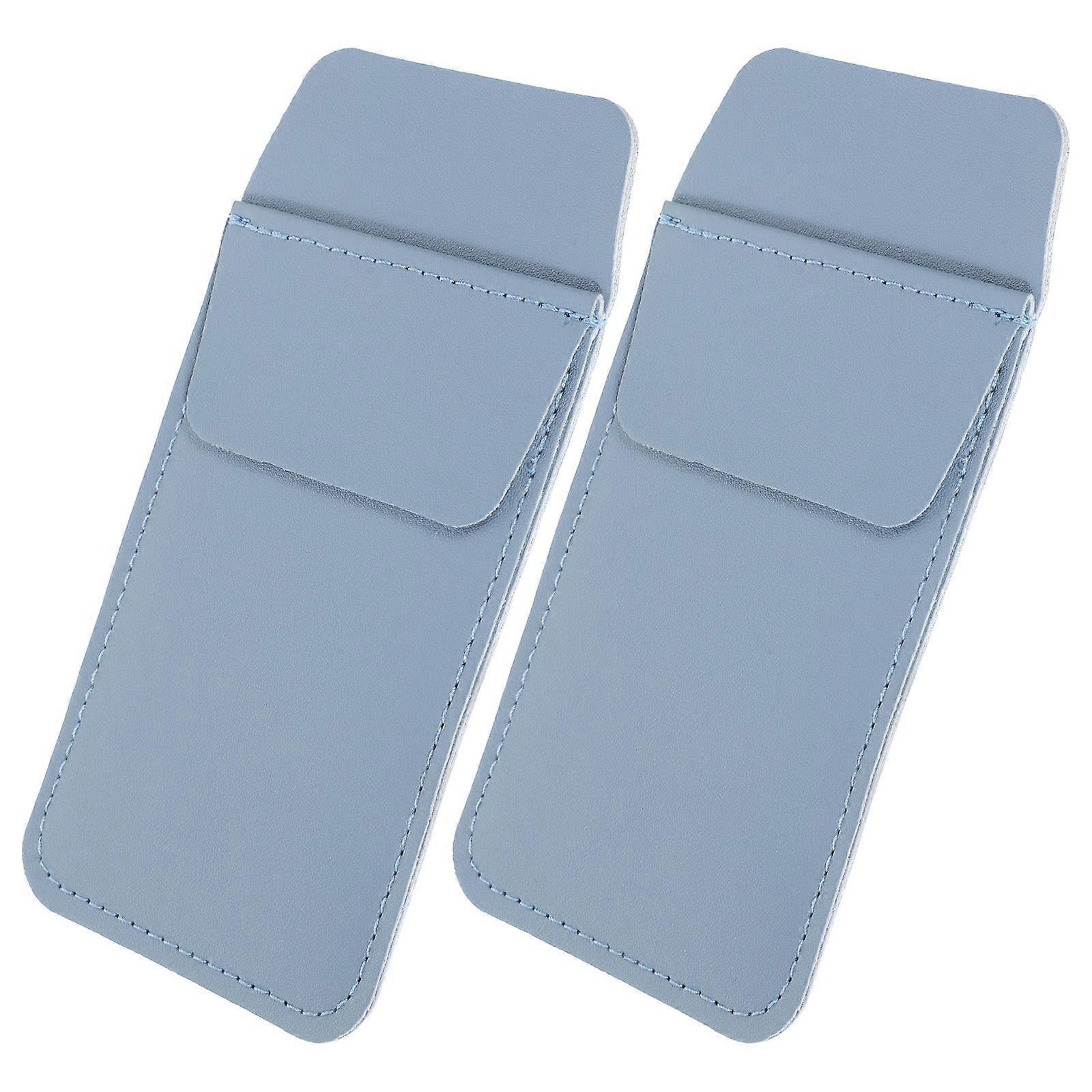 PU Pen Case Pencil Pocket Organizer for Storage Use 6Pcs