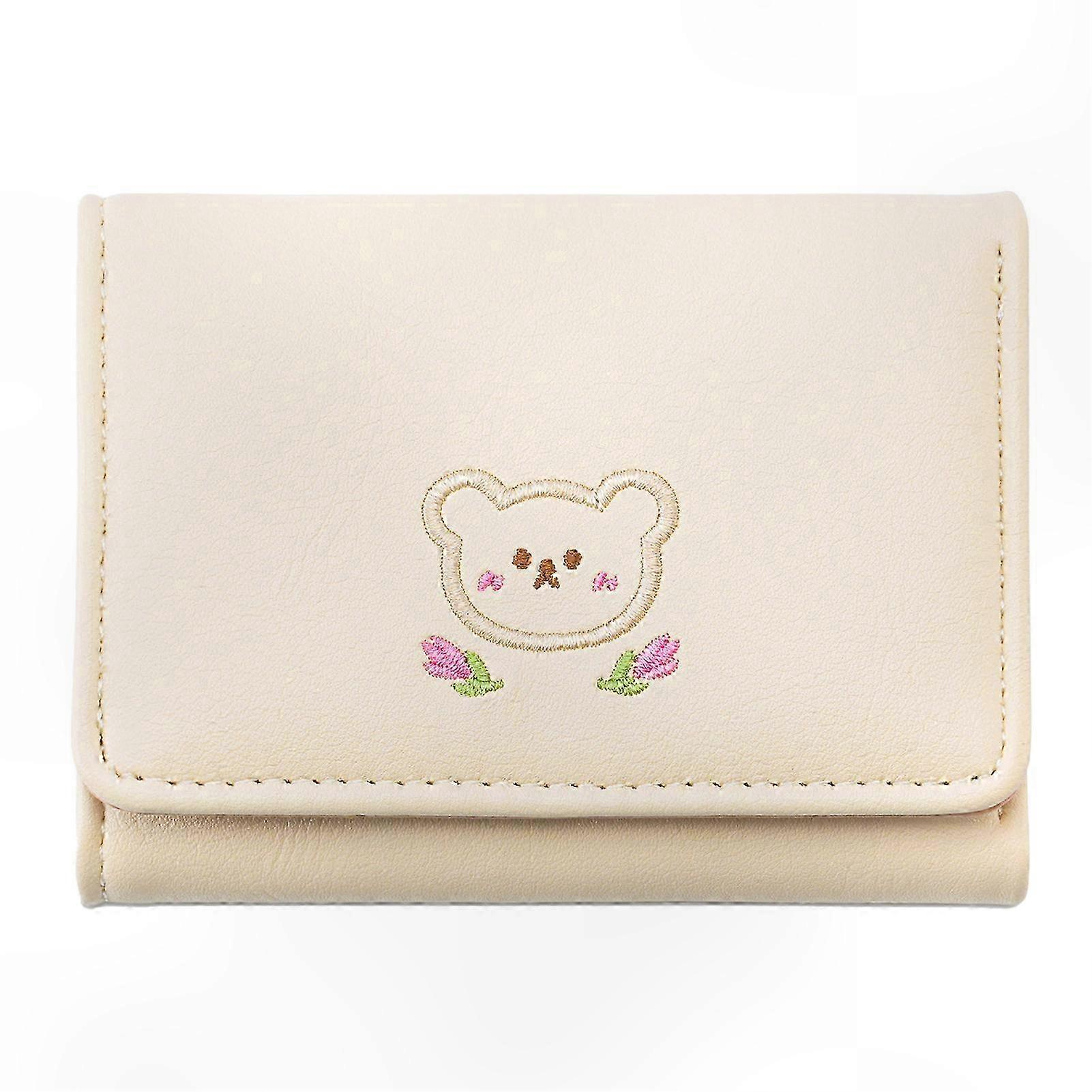 Compact Women's Wallet with Multiple Functions PU Card Holder for Everyday Use