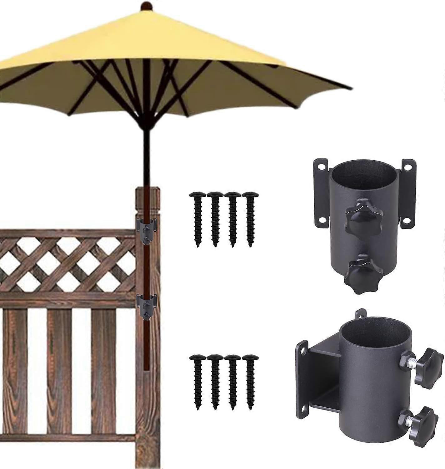 2 Sturdy Brackets for Patio Sunshades