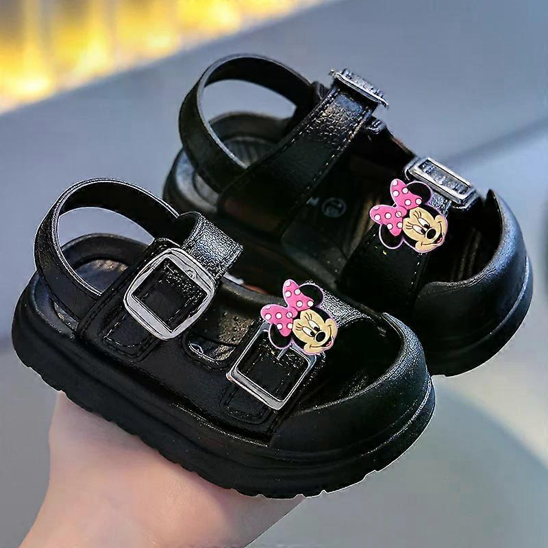 Disney Wear Velcro Casual Shoes Boys and Girls Mickey Mouse Kids Sandals Fashion Soft Bottom Baby Beach Shoes