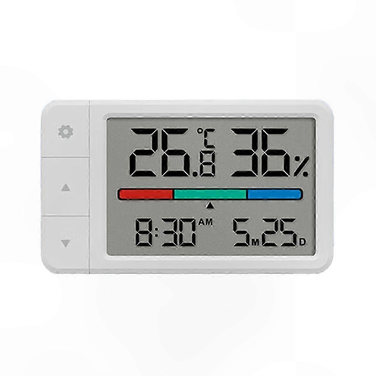 Smart Weather Station with Thermometer, Hygrometer, Clock, and Digital Display Sensor