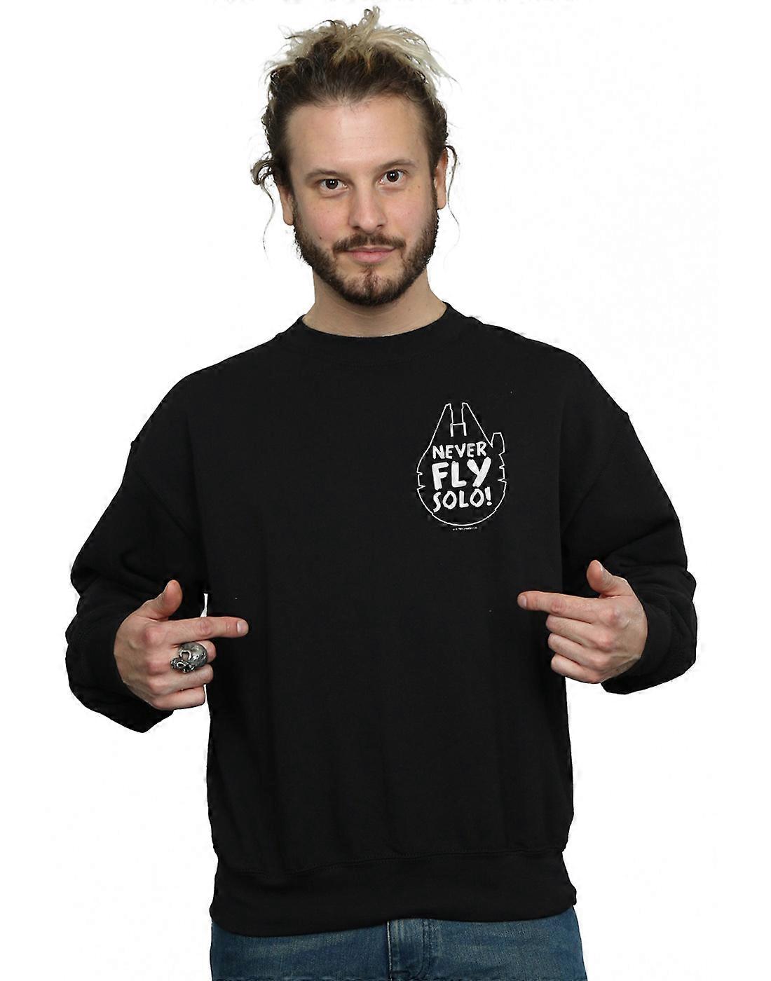 Star Wars Men's Never Fly Solo Sweatshirt