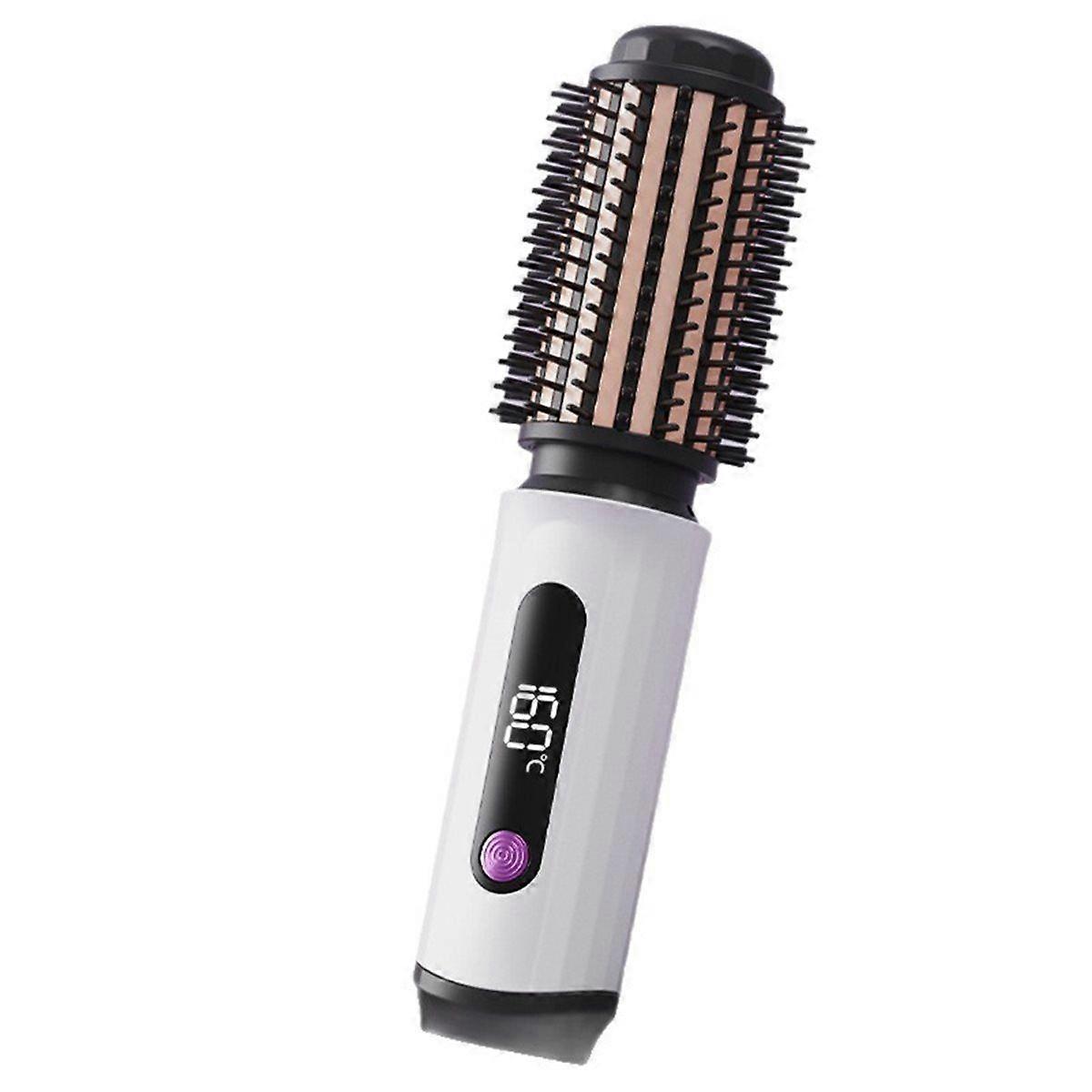 Wireless Portable Dual-Function Hair Straightening Comb Home Use Multi-Function Portable Curling and