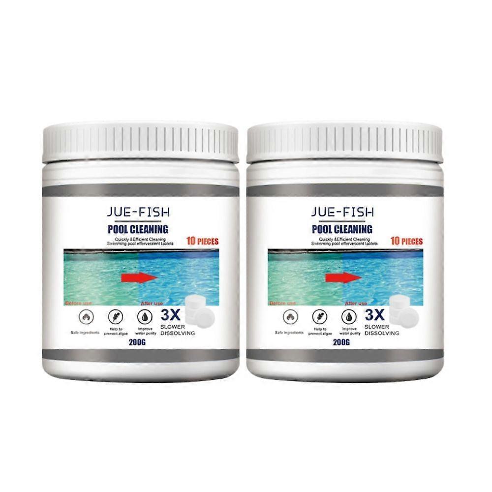 Pool Effervescent Tablets Improve Pool Water Quality Cleanser To Remove Contamination, Deodorize And Clean