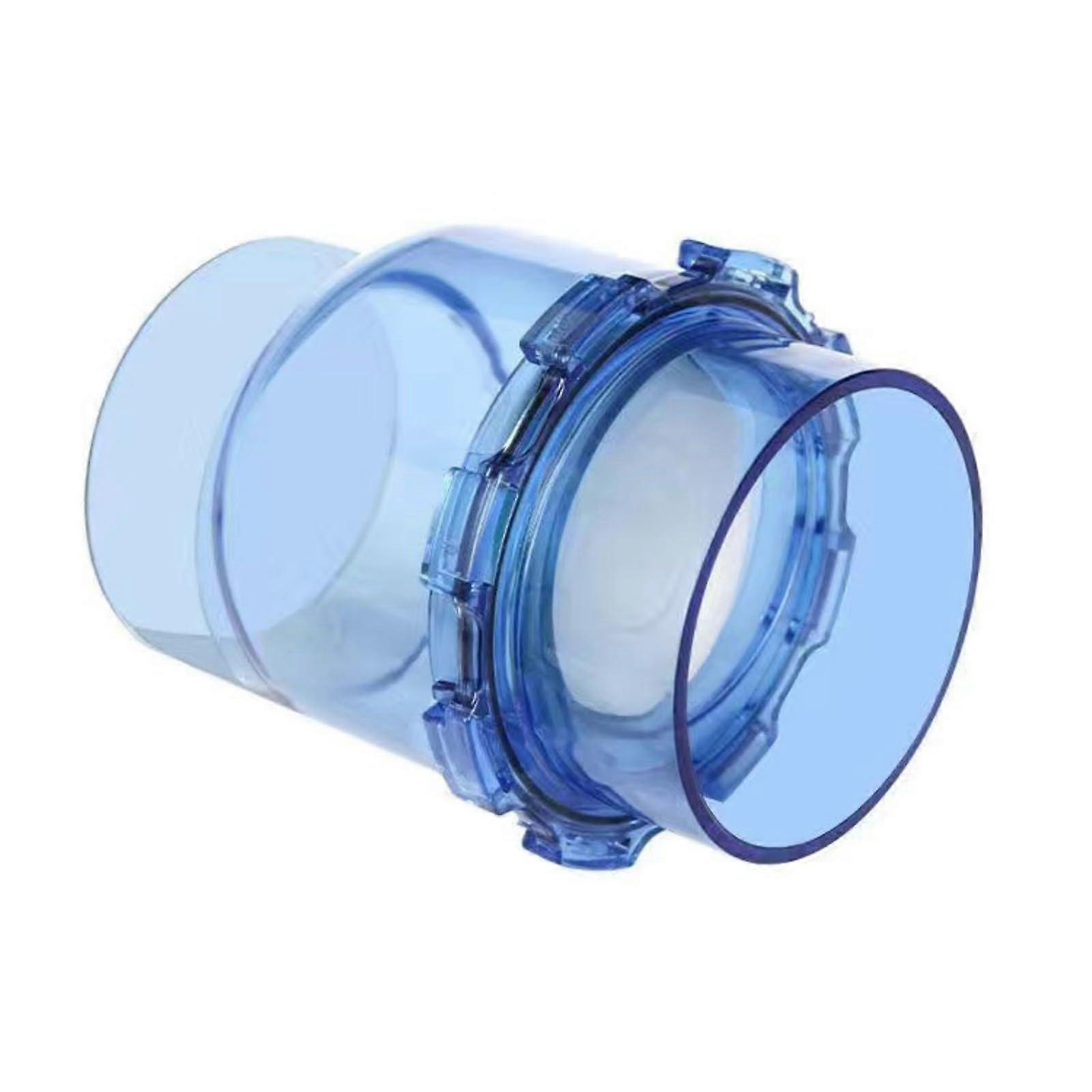 PVC Kitchen Drain Check Valve 110mm with Clear Window for Wastewater Backflow Prevention