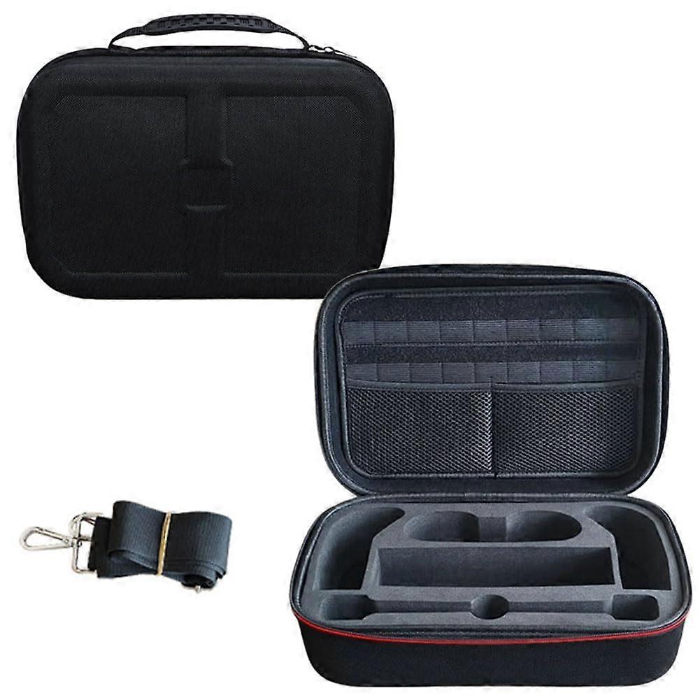 Hard Shell Carrying Case for Nintendo Switch 2 with 18 Game Slots, Shockproof Storage Bag Black
