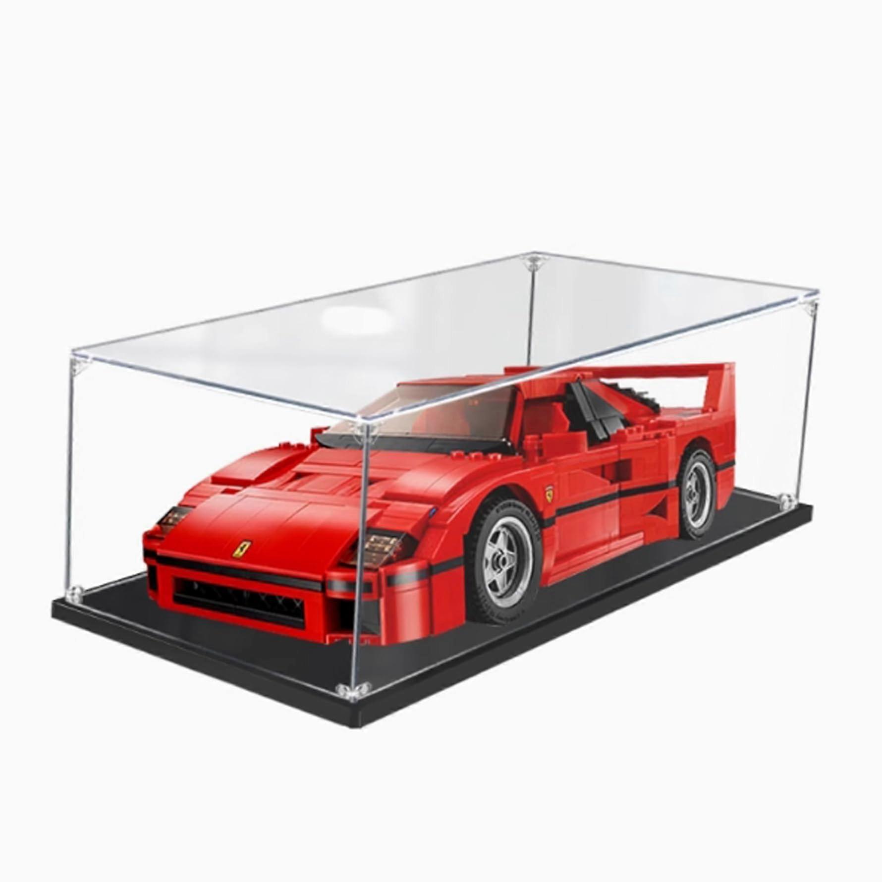 Display Case for  10248 Racing Car, Clear Acrylic Dustproof Stackable Showcase Box