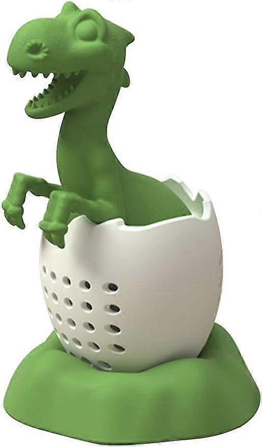 Creative silicone tea strainer, dinosaur-shaped, reusable