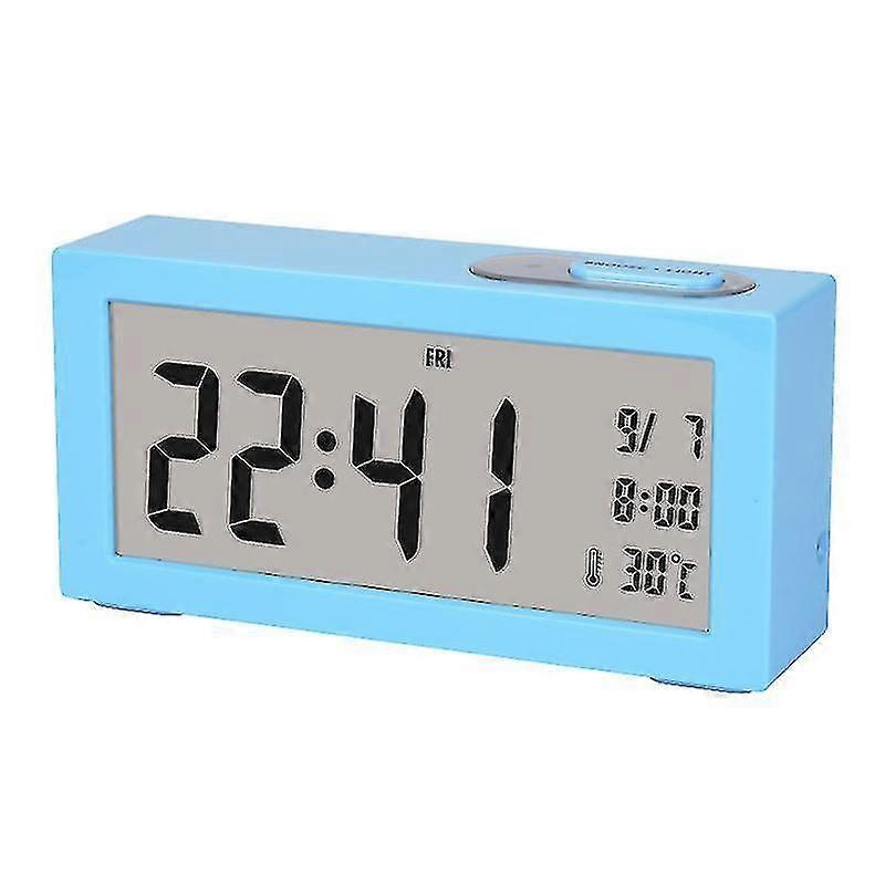 Smart Light Alarm Clock Creative Alarm Clocks Piano Paint Bedside Clock Adjustable Volume Brightness Clocks