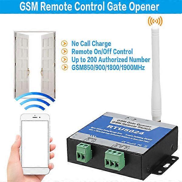 GSM access control controller, hands-free remote control, RTU5024, home gate switch