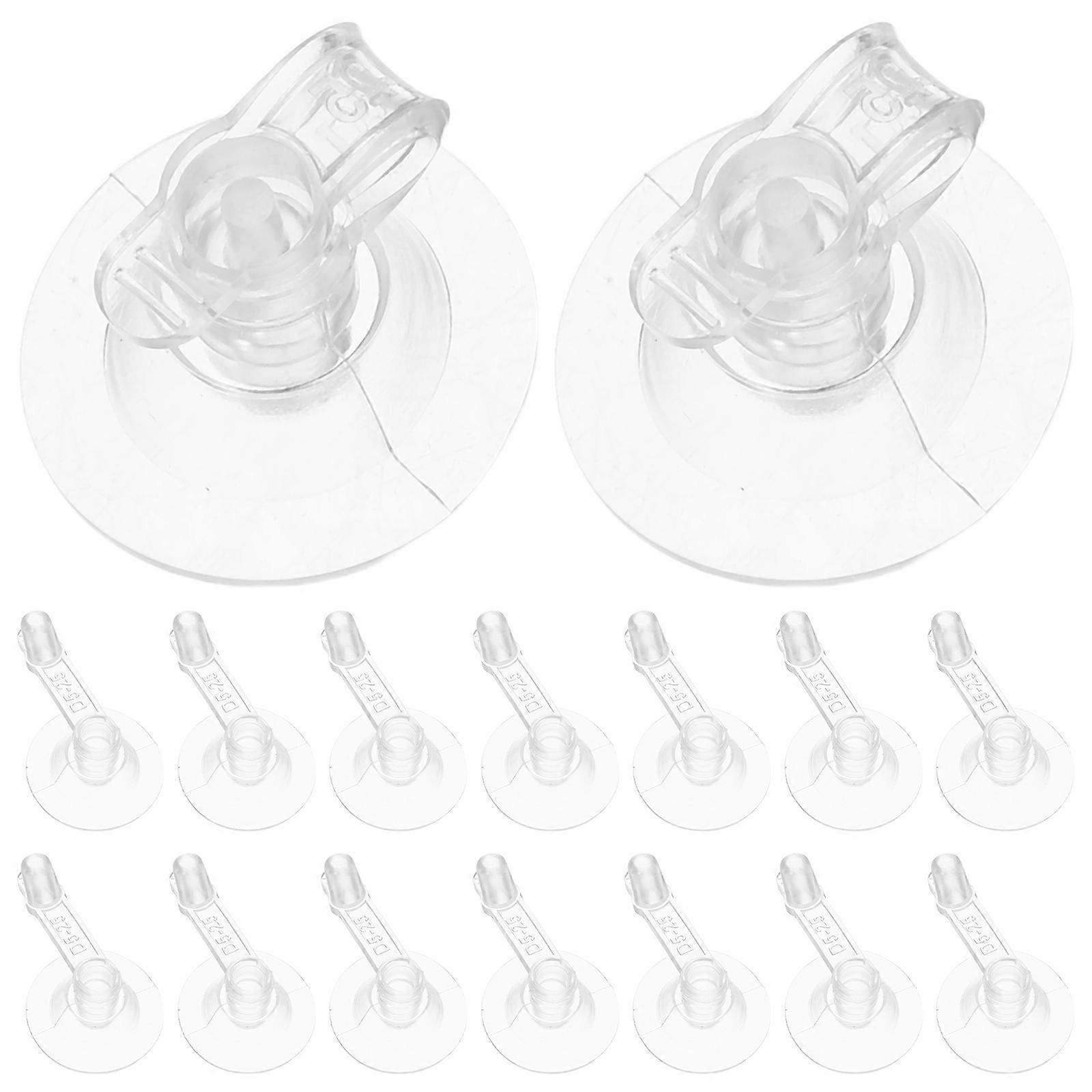 PVC Plastic Nozzle Air Pump Adapter for Inflating with 50Pcs Replacement
