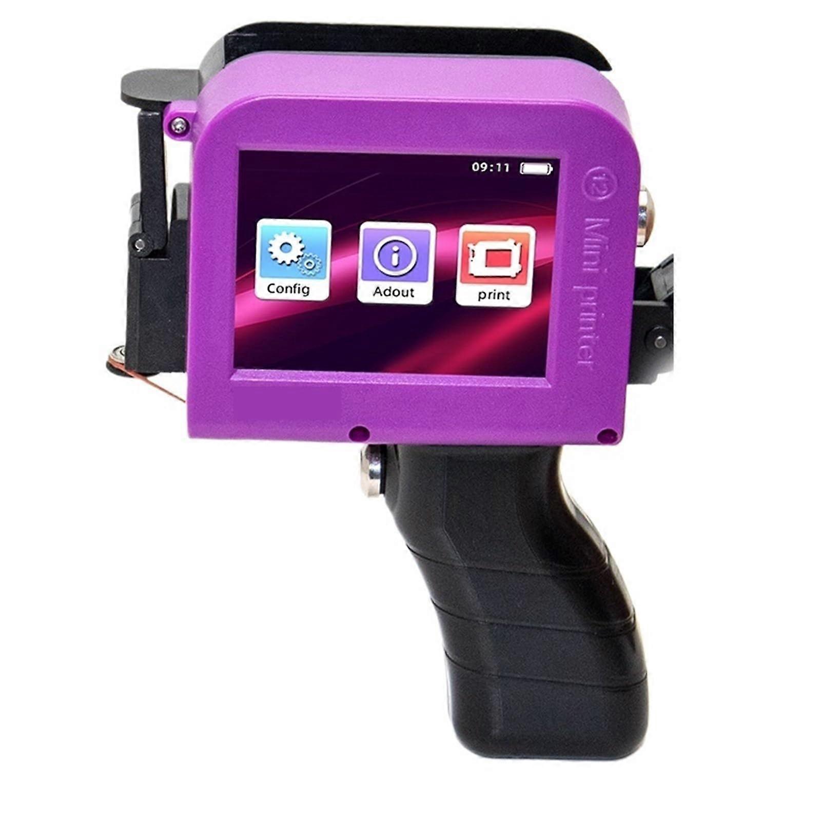 Handheld Inkjet Printer for Metal and Plastic with Resolution QR Code and Date Label Printing