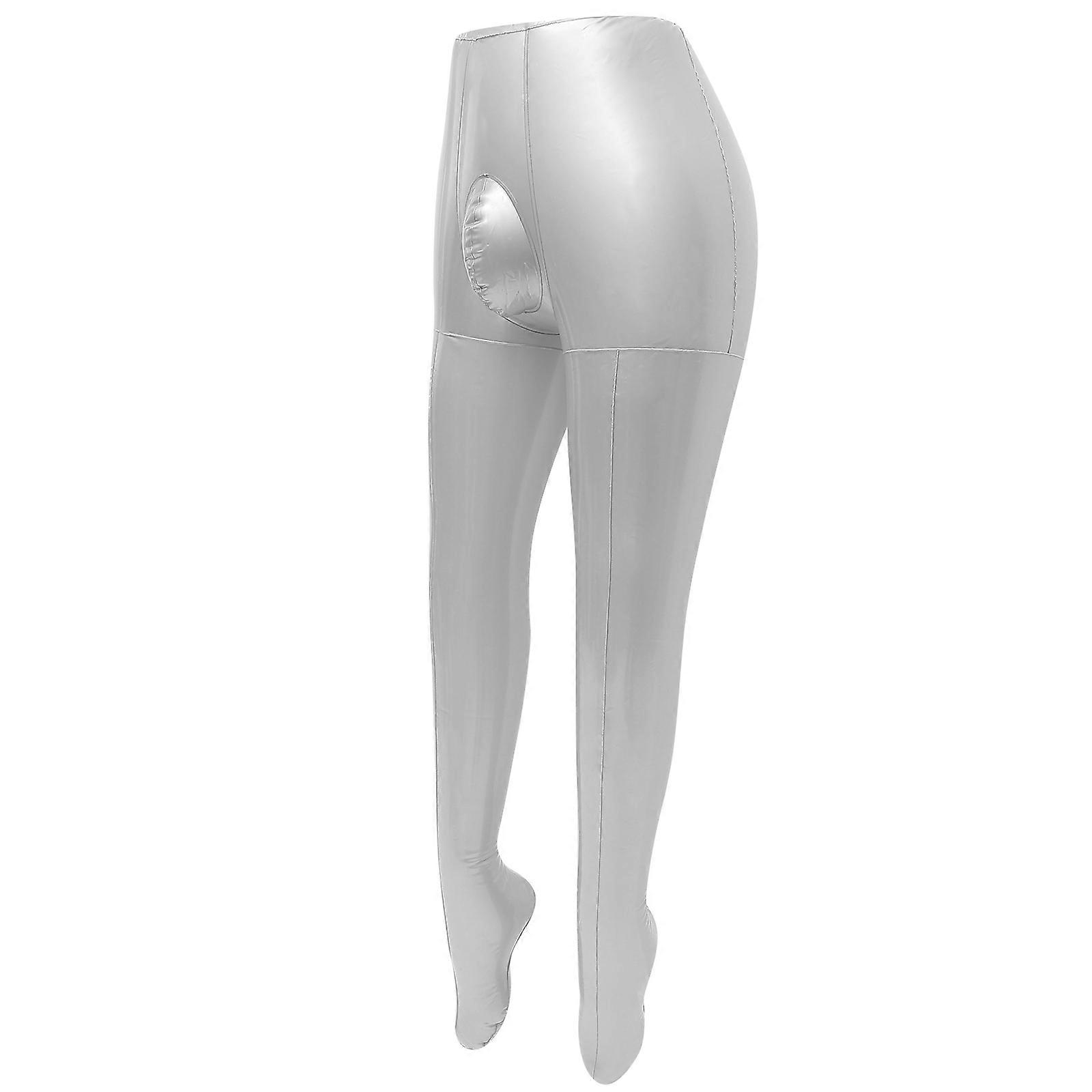 Male Mannequin Half Body Inflatable for Pants Display Silver Model