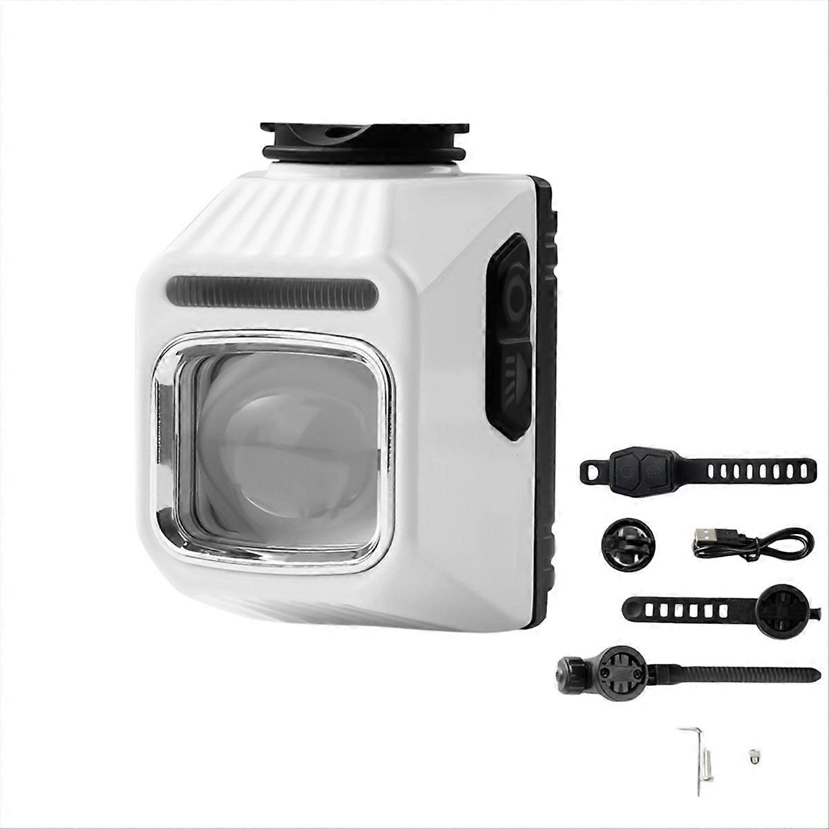 Bicycle Front Light 1200LM Flashlight Rechargeable White