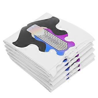 Nagelverlängerungs-Sticker, Zubehör für DIY-Nagelkunst, Heim-DIY, professionelles Design, 100 Stück